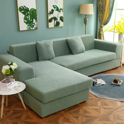 WLIARLEO, утолщенные Чехлы для диванов, чехлы для диванов, эластичные универсальные чехлы для диванов, полотенца из полиэстера, современный диванчик, чехлы для диванов 3 Плаза - Цвет: Армейский зеленый