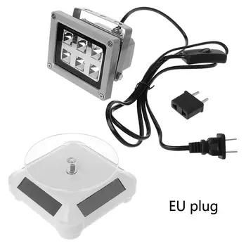 

60W UV Resin Solidify Photosensitive Curing Light Solar Powered Rotary Display Stand Turntable Kit for SLA DLP 3D Printer Parts