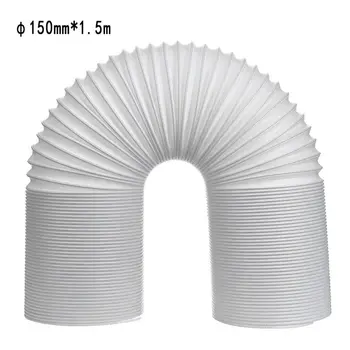 

13/15cm Diameter Flexible Portable Air Conditioner Exhaust Pipe Vent Hose Tube Duct Outlet Free Extension L4MB