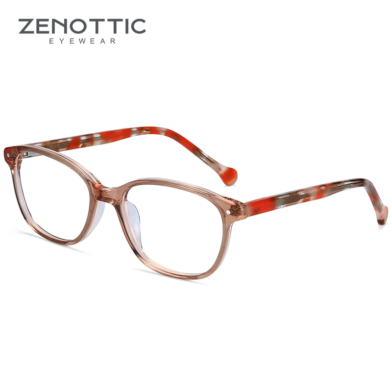 Оправа для очков ZENOTTIC из ацетата с защитой от сисветильник детские очки мальчиков и девочек оптические