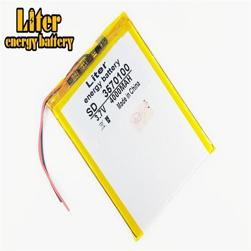 3 7 v 4000mah 3570100 3370100 Plib (полимерная литий ионная батарея) li Ion для планшетного ПК