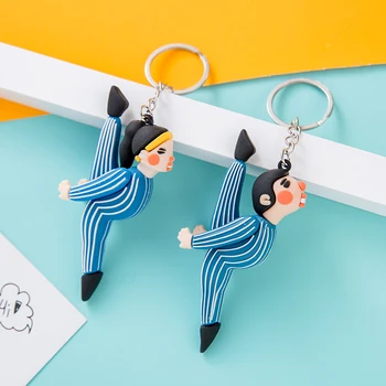 

couples Keychain Cute Key Ring Car Key Ring Pendant Men and Women Bag Ornaments Small Gift bags accessories luggage pendant