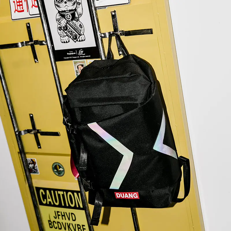 DUANG уличный Модный летний рюкзак Harajuku унисекс Студенческая школьная сумка для девочек и мальчиков Большой Вместительный мужской рюкзак для путешествий в стиле хип-хоп - Цвет: B
