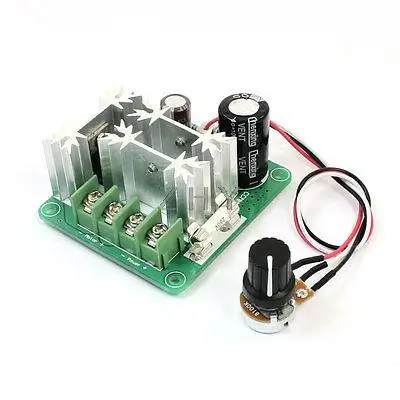 CCMHCN PWM зеленый контроллер скорости двигателя постоянного тока зеленый 6-90V 10A