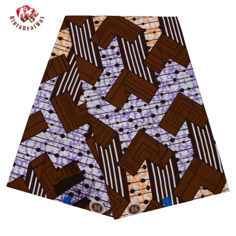 Модная Высококачественная Новая мягкая хлопковая восковая ткань Анкара африканская ткань батик ткани для африканской одежды 40fs1323 - Цвет: 40FS1330