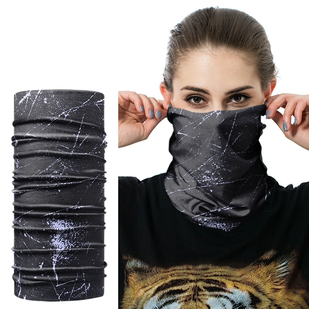 Máscara de ciclismo para deportes al aire libre, pañuelo mágico para la cabeza, diadema estampada, banda para la muñeca, Bandana para protección solar a prueba de viento
