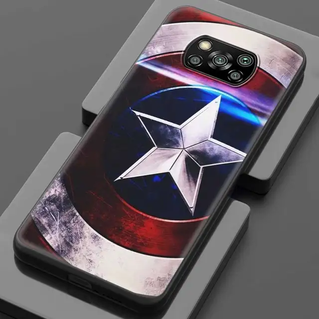 Case For Xiaomi POCO X3 NFC X3 M3 M4 Pro F3 GT F1 Coque for Mi 11T 10T Pro 9T 11 Note 10 Lite Civi Fundas Marvel Avengers Comics B04