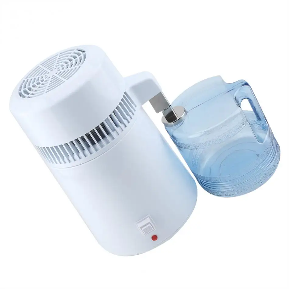 4L Pure Water Distiller 750W Plastic Jug Water Distilled Machine