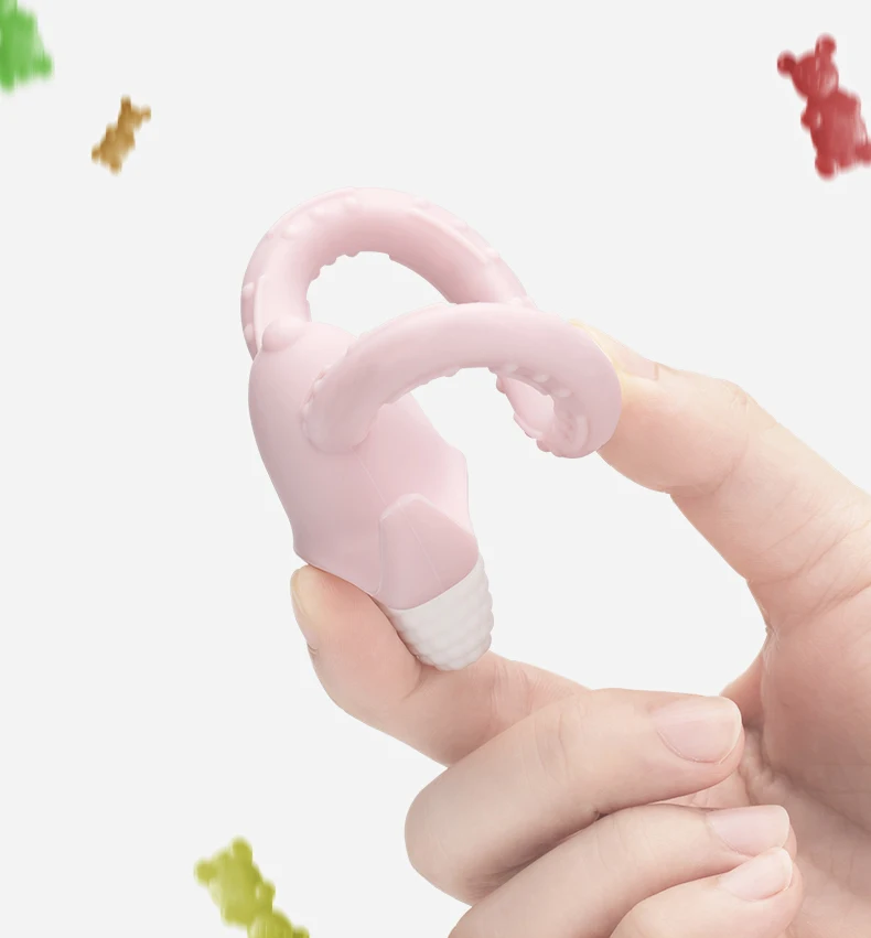 Aimeison Детские молярные палочки Прорезыватель для зубов в форме кукурузы Детские Силиконовые укусы музыкальные игрушки можно варить нетоксичные