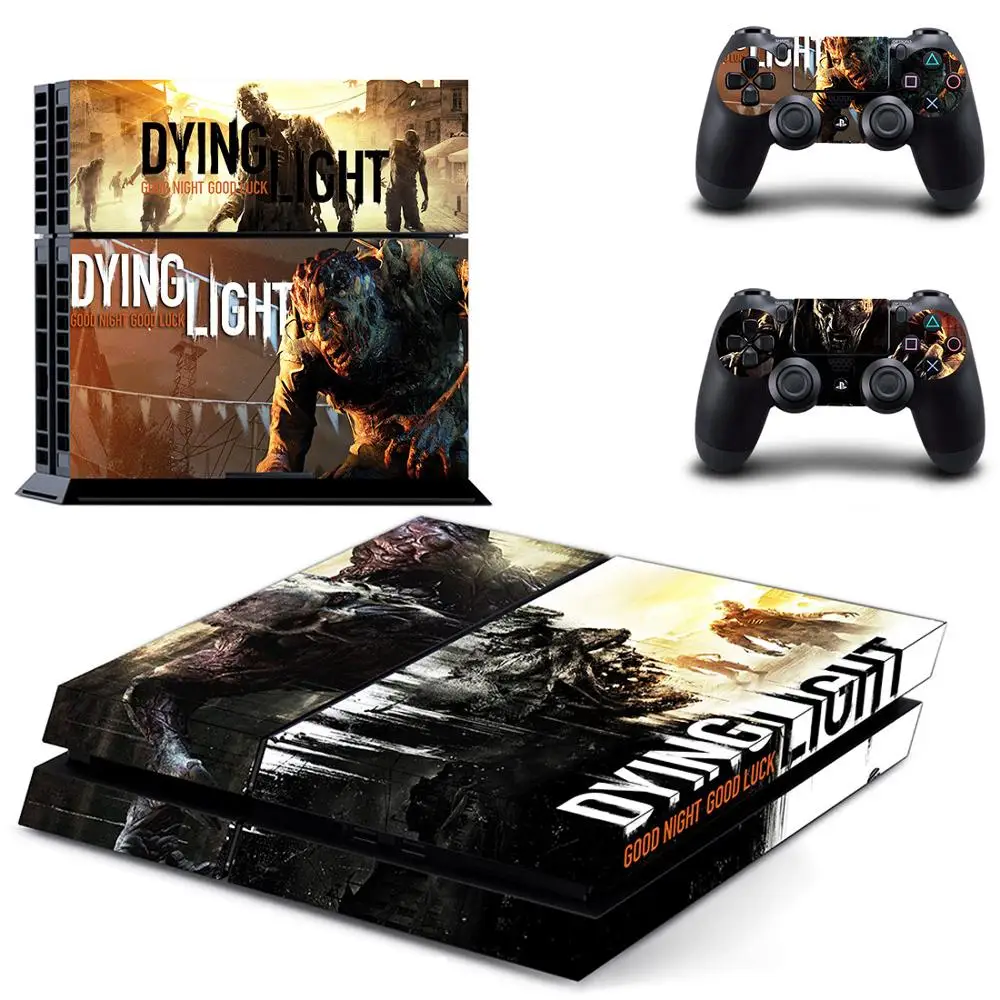 DPTM1839 Наклейка для PS4 с эффектом погибающего света PS 4 наклейка s Play station 4 наклейки Pegatinas Adesivo для консоли playstation 4 и 2 контроллера - Цвет: DPTM1839