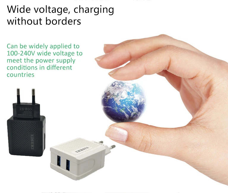 

5V 2A USB quick charger Universal EU wall fast mobile charger for Iphone Xiaomi