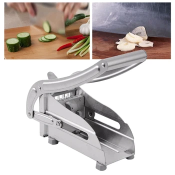 

French Fries Fry Cutter and Vegetable Chopper Easy Dicer Great for Potatoes, Onions, Carrots, Cucumbers and more