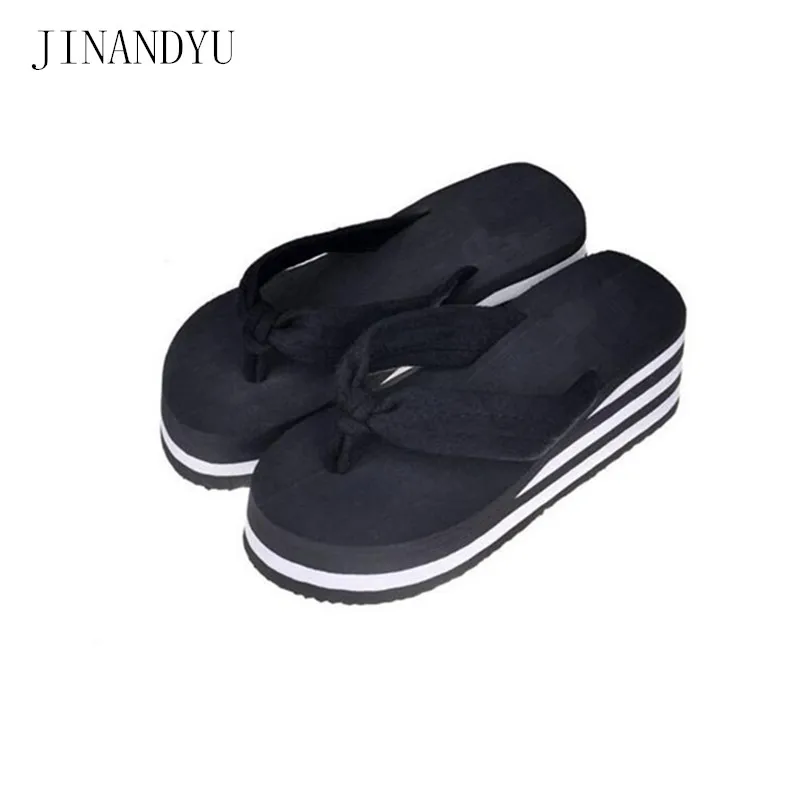 

Size 41 Flip Flops Wedges Thick Sole Slipper High Heel Slippers Women Summer Slippers Fashion Womens Flip Flops Outdoor Sandals