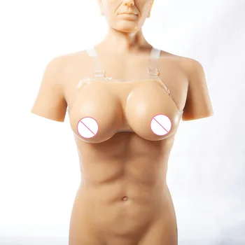 

A/F Cup Realistic Silicone Breast Forms Strap Fake Boobs False Breasts Bust Enhancer for Crossdresser Silicone Adhesive Breast