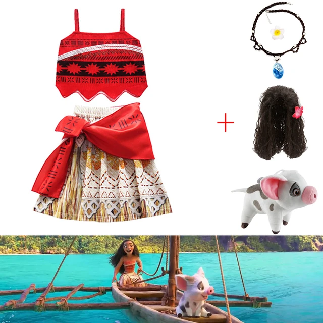 Fantasia Cosplay Vogueon Moana Infantil, Roupa Feminina Para Festa De  Aniversário, Fantasia De Princesa - AliExpress