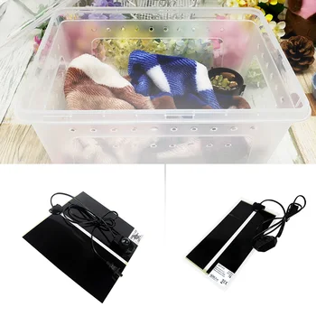 

Terrarium Reptiles Heat Mat 220V Climbing Pet Adjustable Temperature Heating Warm Pad Portable Pet Incubator Heating Pad Tools