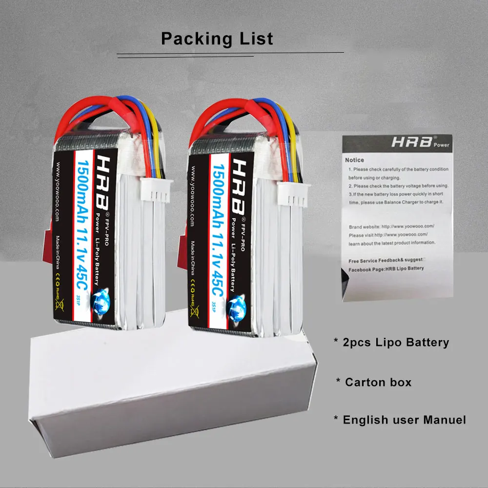Batterie Drone 3S Lipo 3000mAh 60C XT60 - Haute Performance