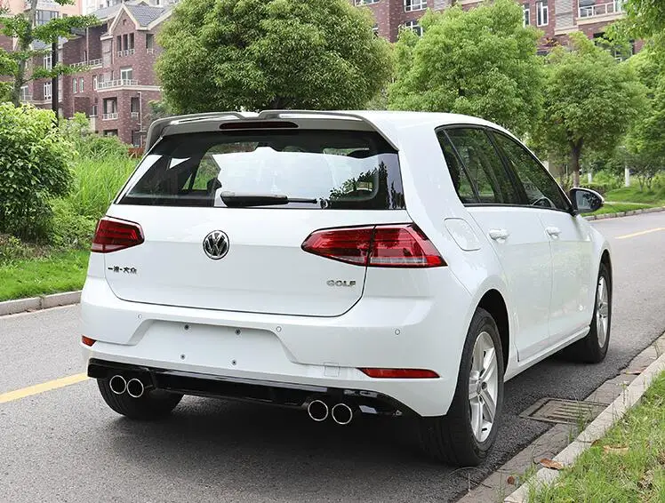 Для GOLF 7 5 Body kit спойлер 2014 2018 для Volkswagen ABS задний передний бампер диффузор защитные
