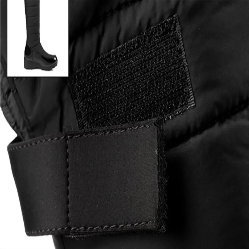 BBZAI New pattern Europe and America Extra large code Cashmere thickening Snow boots 5cm Pumps Superior quality 35-43 44
