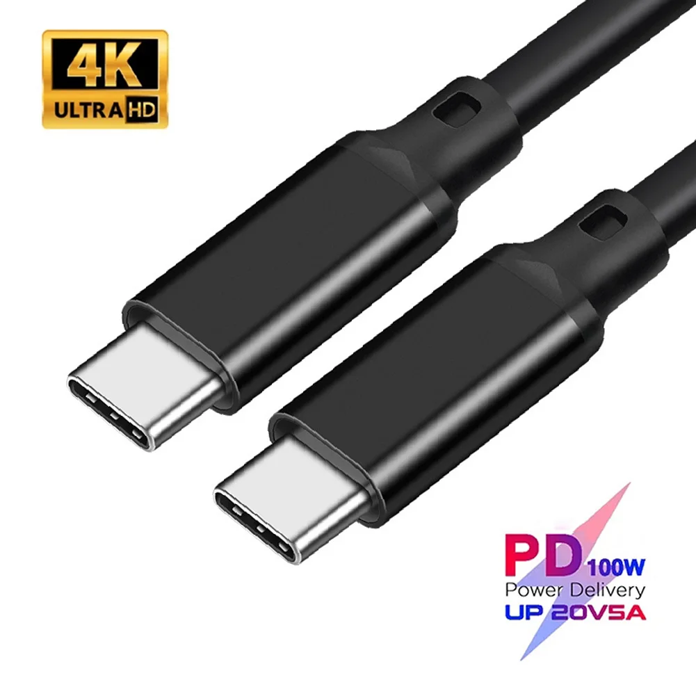 Кабель USB C к 3 2 Gen видеокабель HD 4K 60 Гц PD 100 Вт 5A кабель для быстрой зарядки передачи