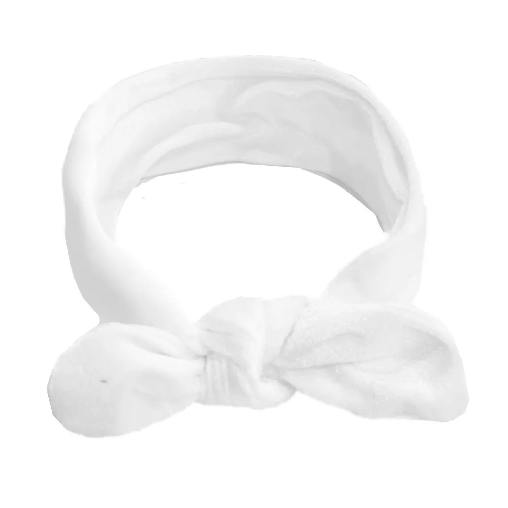 2020 Baby Hairband Soft Baby Girls Kid rabbit ears gold velvet birthday Headband Turban Baby Girls Bow Headband