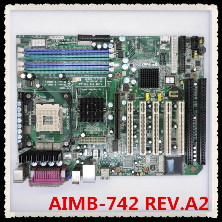 

Плата для промышленного оборудования AIMB-742 REV.A2 AIMB-742VE 2 * ISA 5 * PCI 1 * AGP