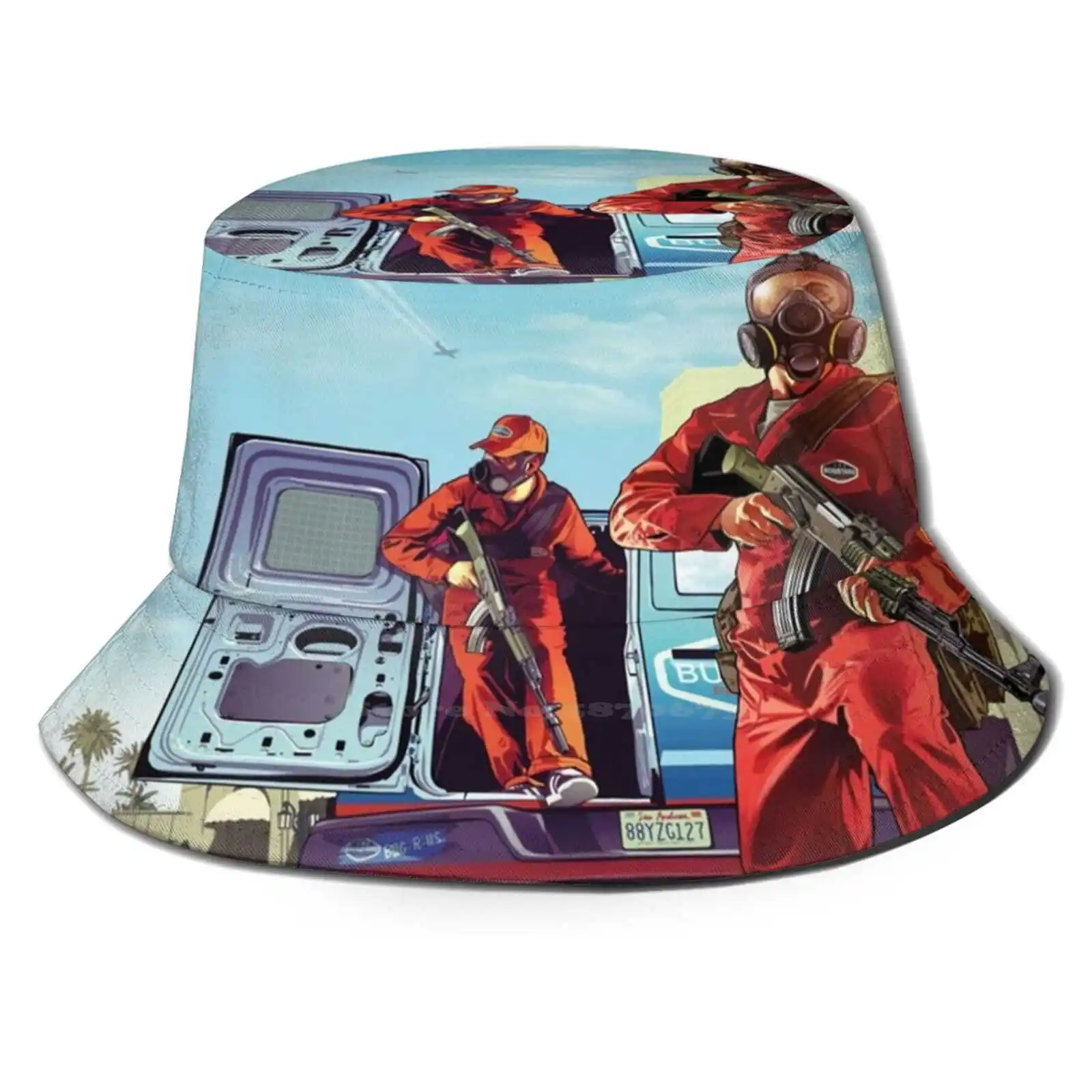 Grand Theft Auto 5 Merchandise Outdoor Sun Fishing Panama Hats Grand Theft Auto 5 San Andrea Cool Maska Grand Theft Auto Cool