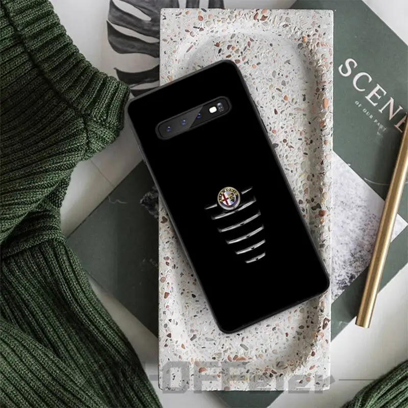Чехол с логотипом Alfa Romeo чехол для samsung galaxy A10 A20 A30S A40 A50 A51 A70 A71 note 8 9 10 | Мобильные