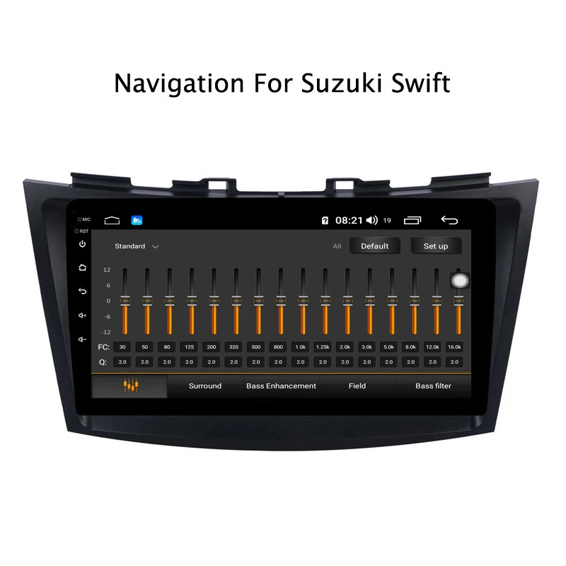 Ectwodvd 9 дюймов Andriod 8,1 автомобильный DVD gps для Suzuki Swift 2010- 4G ram 64G rom CarPlay DSP 4G LTE с wifi
