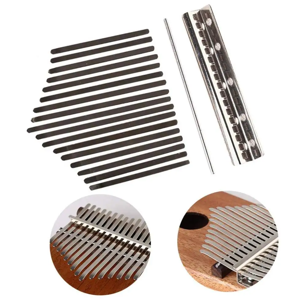 Kalimba Keys Replacement 17 Thumb Piano Metal Musical Instruments Parts Accessories |