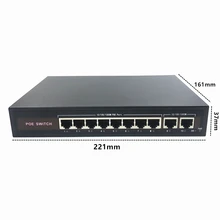 48V Ethernet-коммутатор питания через Ethernet с 5/8 10/100 Мбит/с Порты и разъёмы IEEE 802,3 af/at подходит для IP камера/Беспроводной AP/IP CCTV камера системы