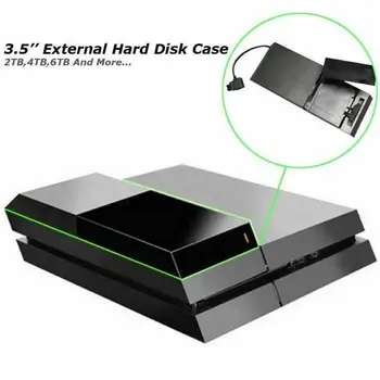

8T BData Bank Box Case Storage Capacity Hard Drive External SATA For Playstation 2.5" 4 PS4 Disk Expansion 3.5" Box Game ha Z8R7