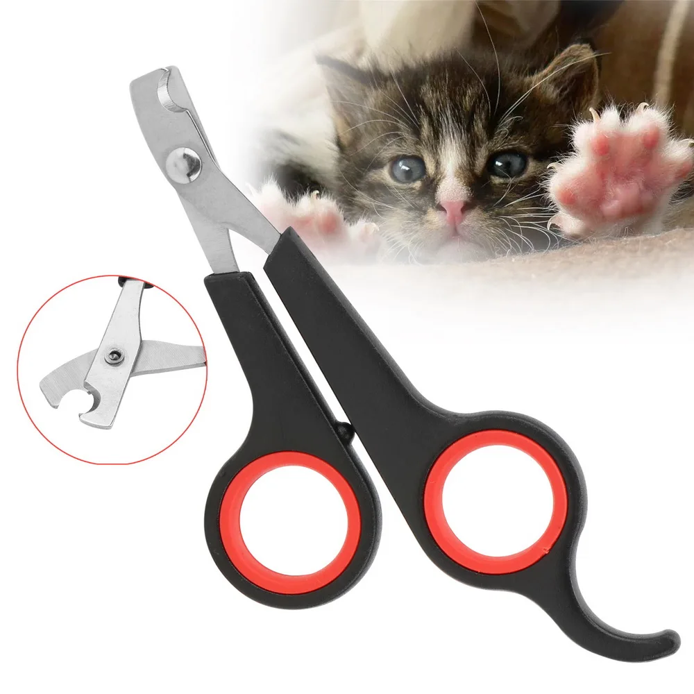 

Cat Dog Grooming Nail Clippers Puppy Nail Clipper Trimmer Cutter Stainless Steel Dogs Cats Claw Nail Scissors Pet Toe Care