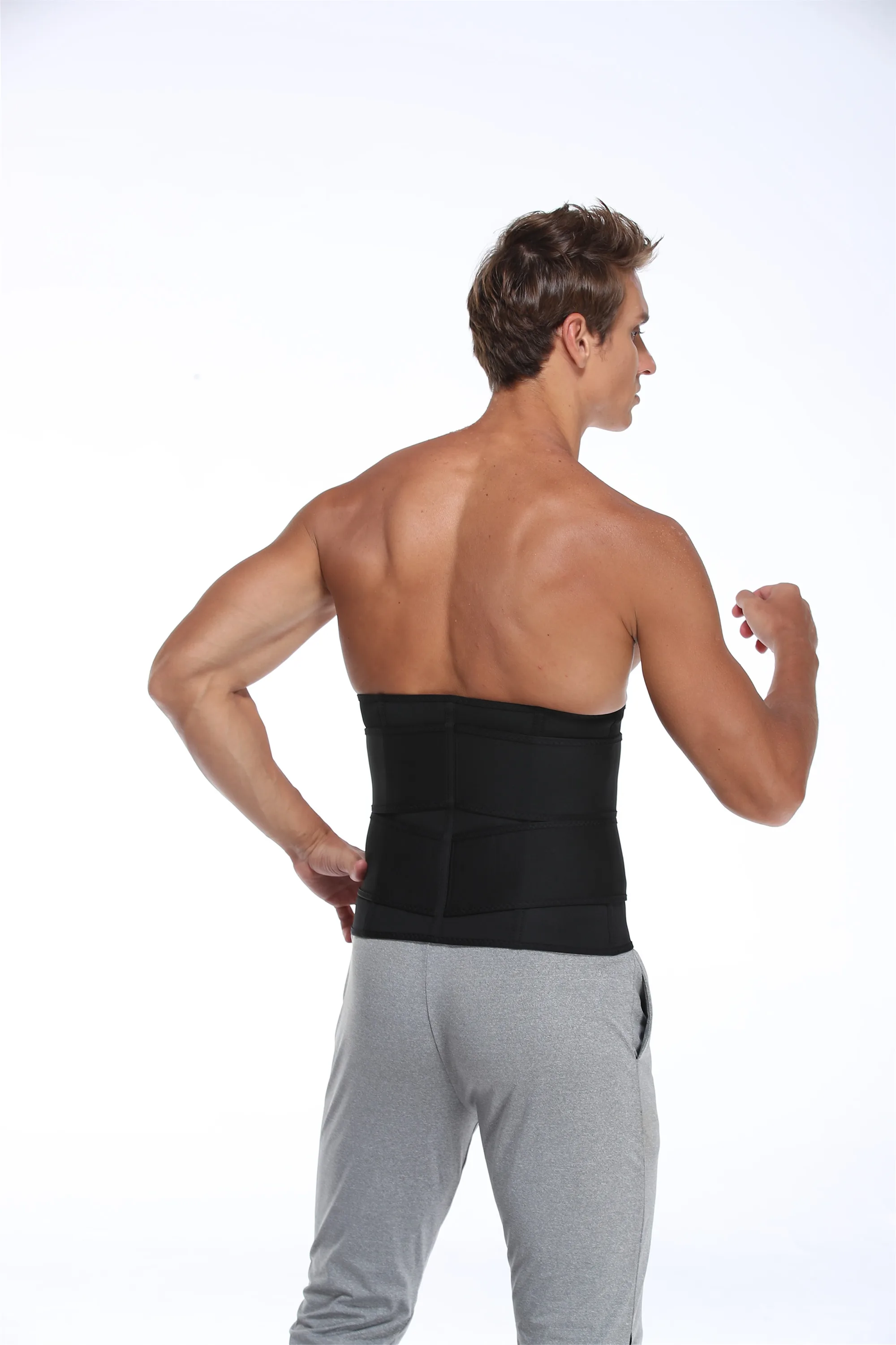 Women&Men Waist Trainer Belt Tummy Control Workout Waist Sauna Sweat Girdle Sport Waist Trimmer Slim Belly Band Slim Fat Burn