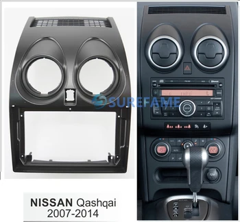 

9 inch Car Fascia Radio Panel for NISSAN Qashqai 2007-2014 Dash Kit Install Facia Console Bezel Adapter Cover Trim Plate