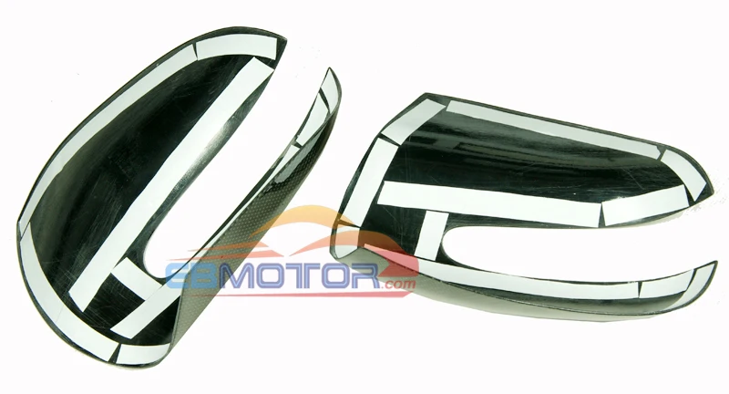 Настоящая крышка зеркала из углеродного волокна 1 пара для Benz S-Class W220 1998-2005 M106M