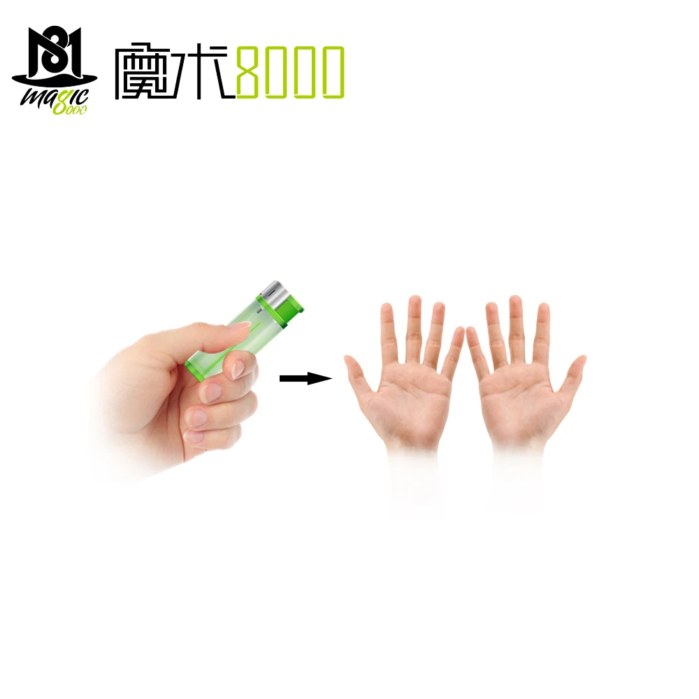 

1Pc Magic Prop Lighter Disappearing Device The Lighter Suddenly Disappeared Magic Tricks Close-up Magic Toys Accessories
