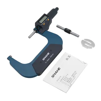 

SHAHE 0.001mm Digital Outside Micrometer 25-50mm/50-75mm/75-100mm Waterproof Electronic Micrometer Measuring Tool