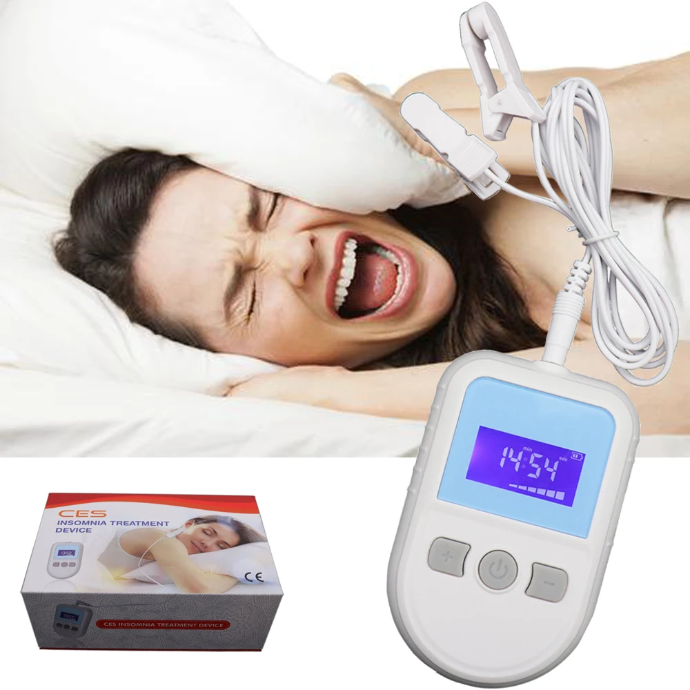 

Cranial Electrotherapy Stimulator Therapy Sleep Aid Machine Physiotherapy Insomnia Anxiety Depression Migraine Relief Device