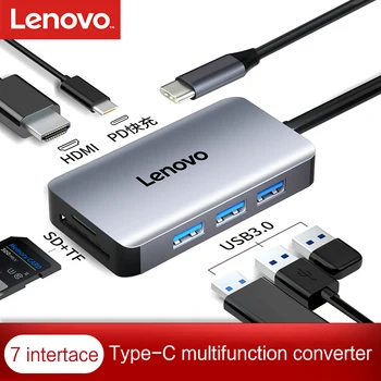 Laptop USB HUB Type C to Multi USB 3.0 HDMI VGA Adapter 1