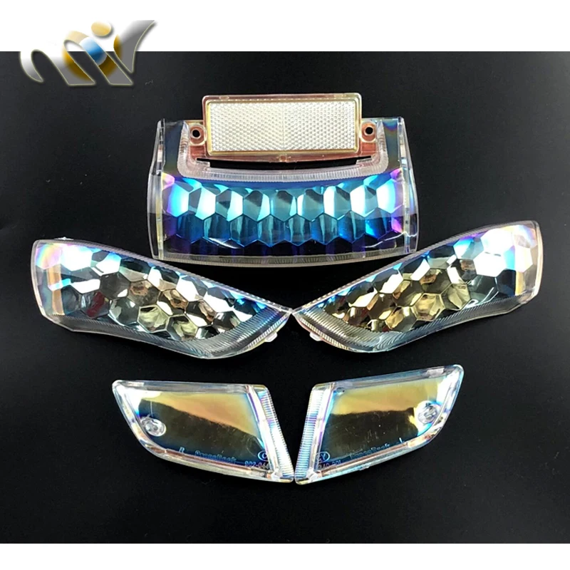 Motorcycle Lamp Housing Motorcycle Front turn lamp housing rear brake light for Honda DIO50 AF17 AF18 AF25 tail light brake lamp cover transparent glass