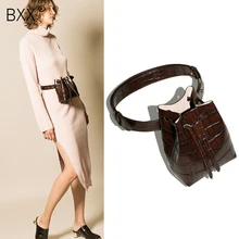 [BXX] Женская сумка через плечо на одно плечо, универсальная мини поясная сумка, летняя брендовая дизайнерская сумка-мешок с крокодиловым узором HI021