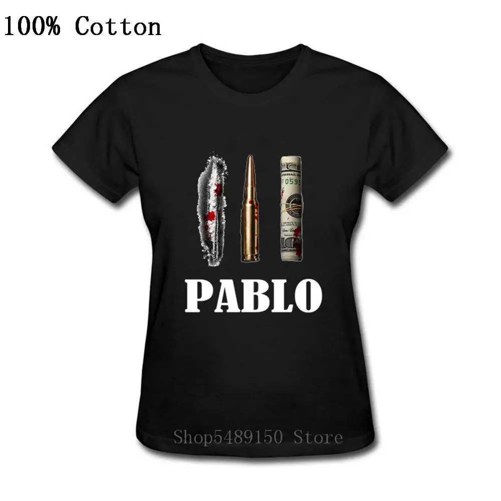 Funny Guardfather Pablo Escobar T-Shirt Parody Plata O Plomo Tshirt Women Silver or Lead Clothes Hipster Tops EL Patron T Shirts | Женская