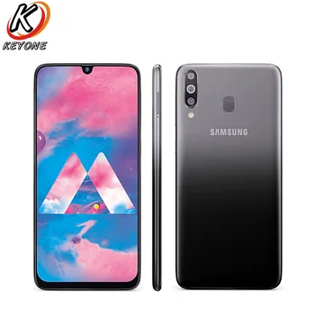 Перейти на Алиэкспресс и купить Абсолютно Новый Samsung Galaxy M30 M305F-DS мобильный телефон 6,4 дюйма 4 Гб ОЗУ 64 Гб ПЗУ Восьмиядерный тройной задний фотоаппарат 13 МП + 5 Мп + 5 Мп Android теле...