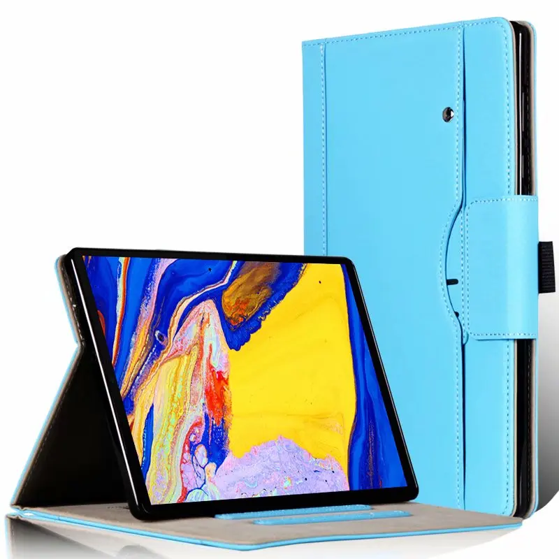 20 шт./лот Hanstrap подставка ТПУ + ПУ кожаный чехол для планшета Lenovo Tab M10 X605 TB-X605L