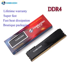 Memoria Ram ddr4 de embalaje Boutique, 16GB, 8GB, 4GB, Memoria de escritorio Udimm, 2133MHz, 2400MHz, 2666MHz, nuevo Dimm con disipador de calor