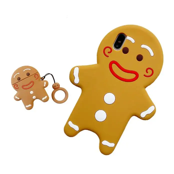 

Gingerbread Man Cookie Muffin Bundle Cover For Airpods Case for iPhone XS Max XR X 6 6S 7 8 Plus