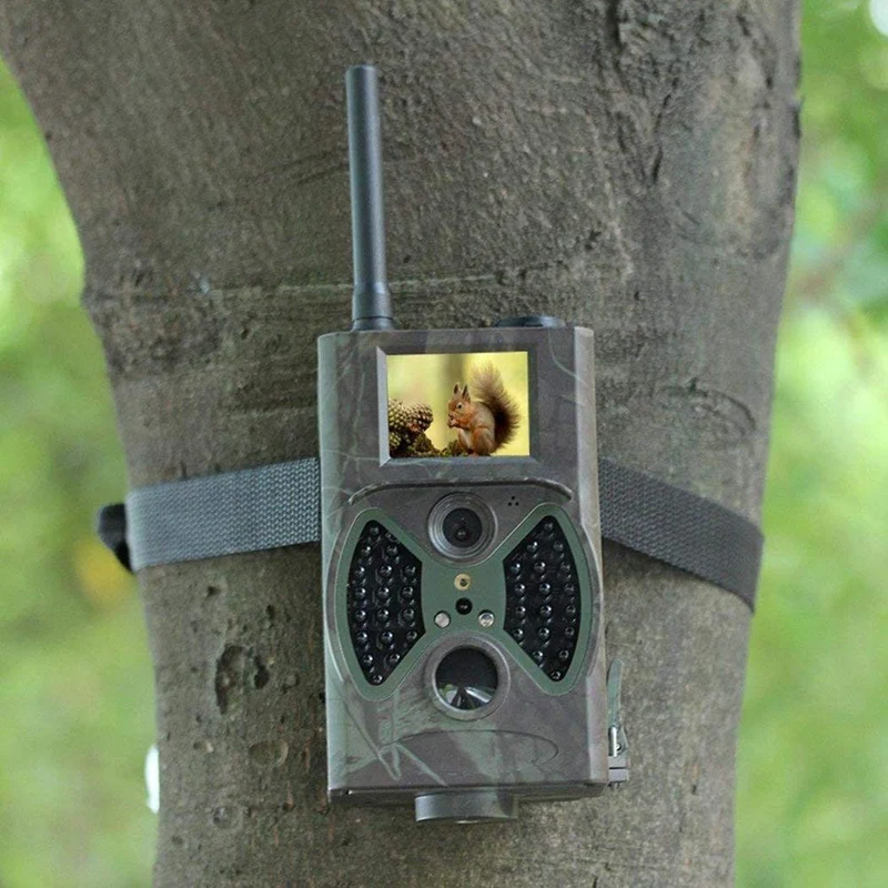 

HC-350M Trail Camera 16MP HD 1080P Infrared Night Vision Hunting Camera with 2.0 inch LCD Display for Wildlife Home Security Sur
