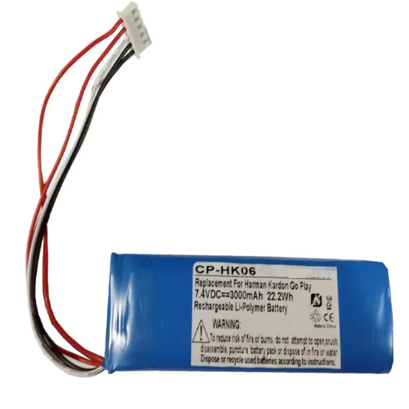 Литий-полимерная аккумуляторная батарея 7,4 V 3000mAh для динамика Harman Kardon Go Play