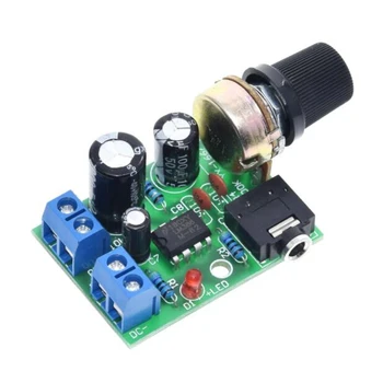 

YX1667 / LM386 power amplifier board / 0.5W-10W speaker / DC3-12V audio amplifier